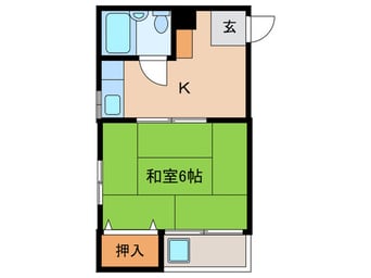 間取図 シティ姪浜Ｂ棟