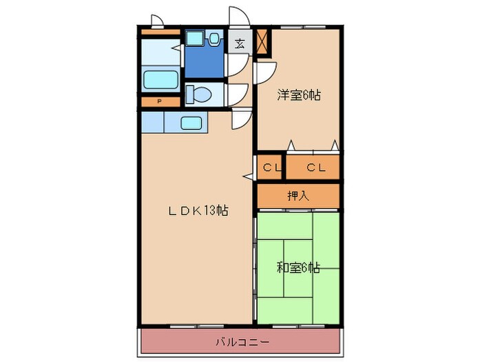 間取り図 エスポワ－ル２１