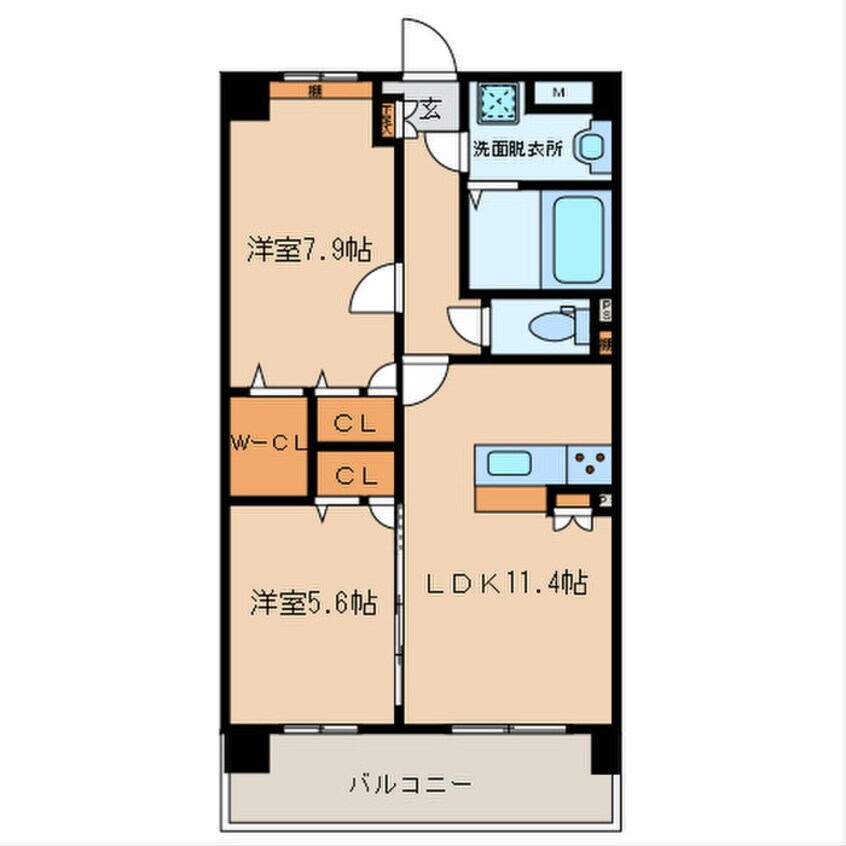 間取図 コンフォール シャトー