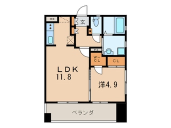 間取図 門司ポロニア弐番館