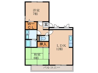 間取図 エクセル東合川２