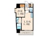 ERIOS COURT 香春口 1LDKの間取り