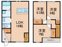 エルブランシェ篠栗の間取図