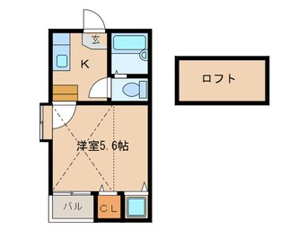 間取図 コンフォ－トベネフィス姪浜５