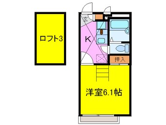 間取図 レオパレスコモト大畠