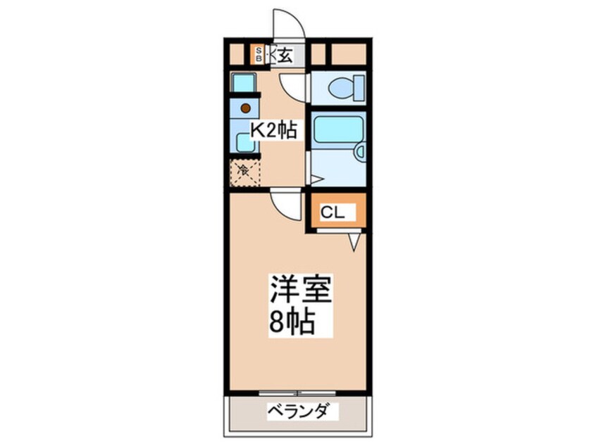 間取図 メイト天拝