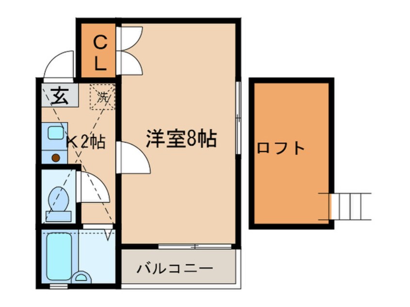 間取図 ソレア－ド別府