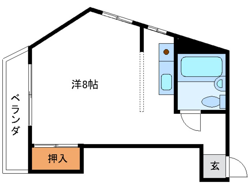 間取図 オークヒルズ大橋