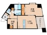仮)ギャラクシー南福岡 2LDKの間取り