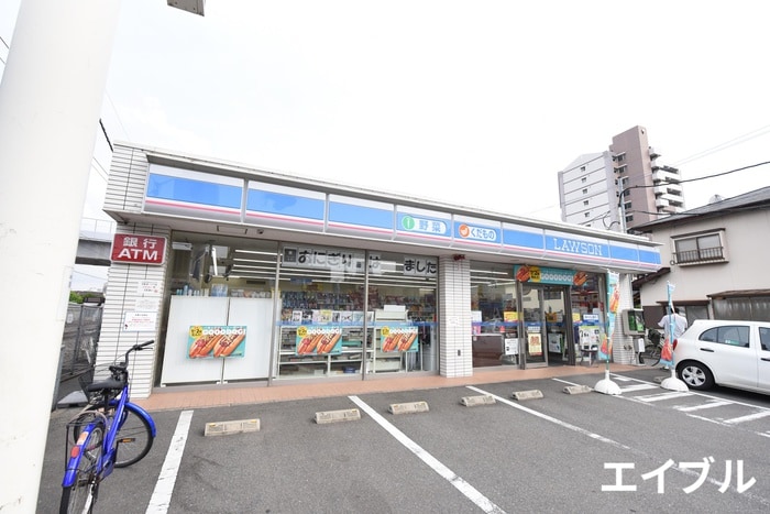 ローソン 笹原駅前店(コンビニ)まで500m ステラOne諸岡