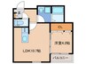 ゲート名島 1LDKの間取り