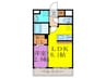 春日コンドミニアム 1LDKの間取り