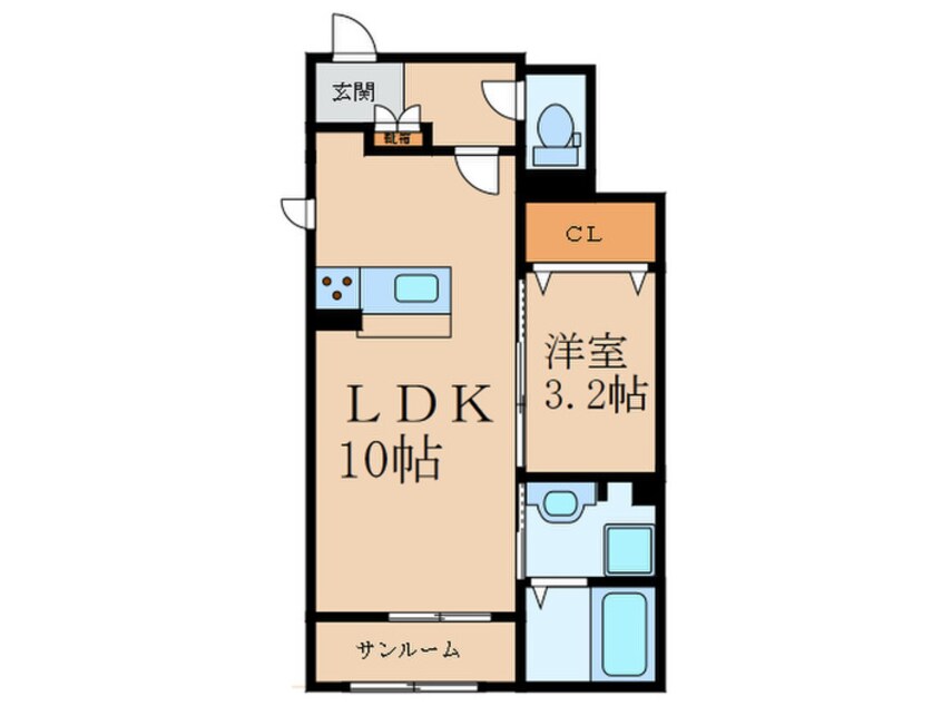 間取図 ピース ライフ