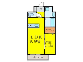 間取図 LIFEFIELD春日公園前