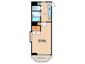 間取図 リバティ参番館