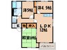ディアス本城 B棟 3LDKの間取り