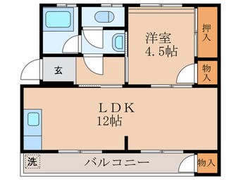 間取図 津川アパ－ト