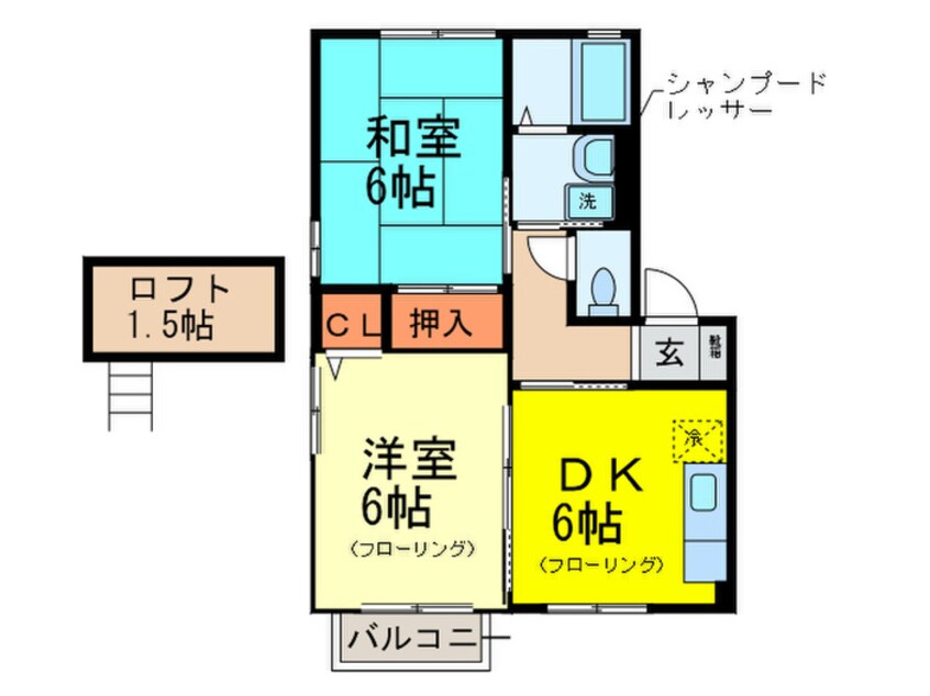 間取図 ラ・ディファンス