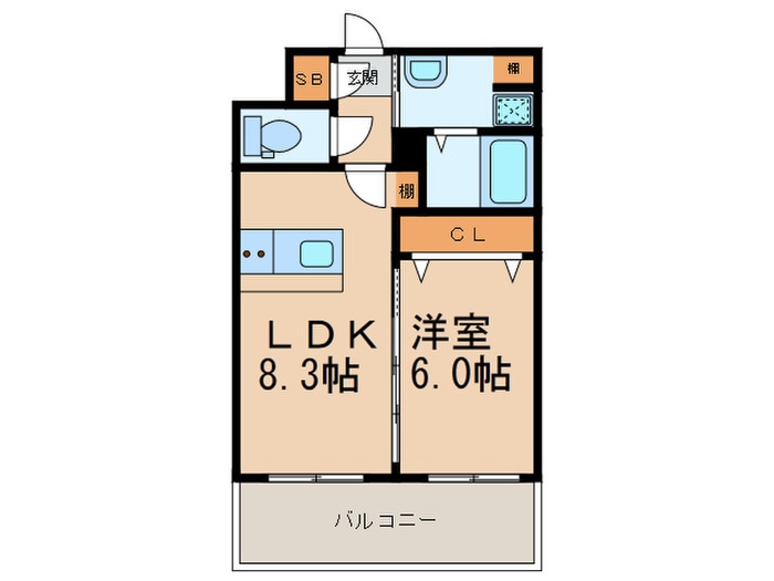 間取り図 ランドマーク香椎駅前