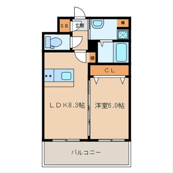 間取図 ランドマーク香椎駅前