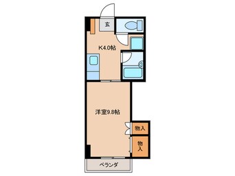 間取図 シャイニングハイツ唐湊