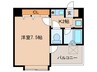 Ｋステーションプラザ姪浜 1Kの間取り
