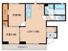 TORISIA花見が丘 2LDKの間取り