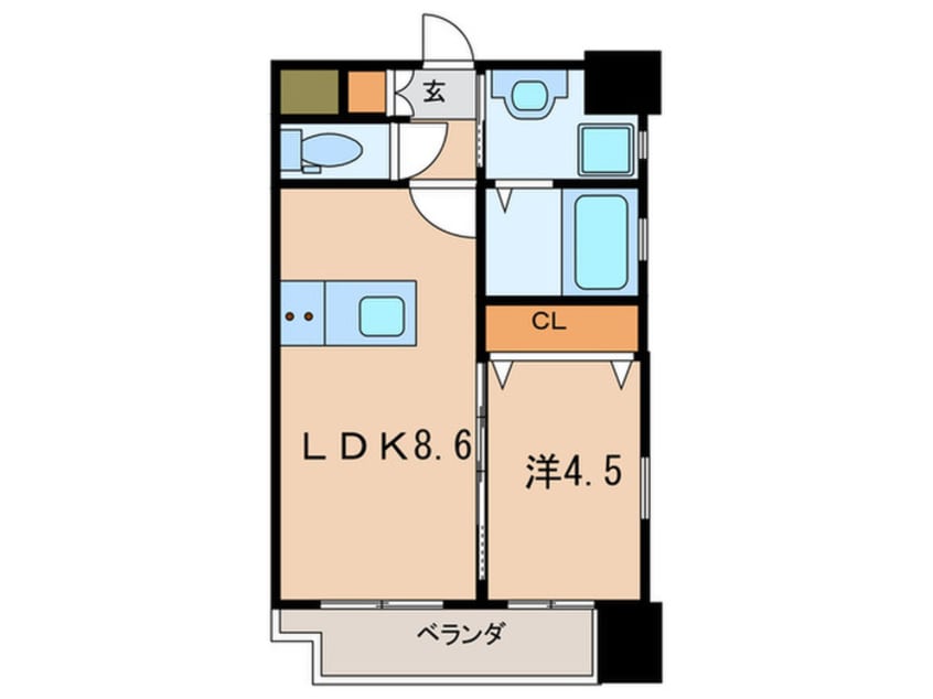 間取図 フォルトナ