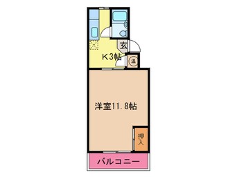 間取図 シティハイツ高倉