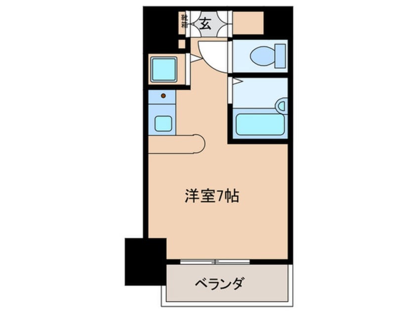 間取図 ロマネスク天神アネックス(408)