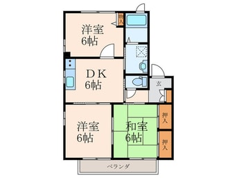 間取図 リバプールⅠ