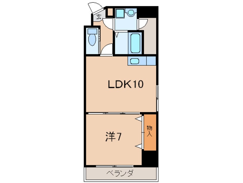 間取図 アンジェロポストⅦ