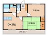 ＳＵＮ紅葉ヶ丘 2DKの間取り