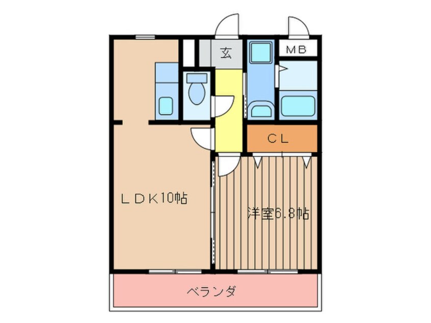 間取図 レヴァンテ東郷駅前