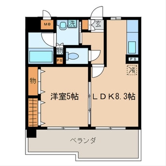 間取図 カマラード吉塚