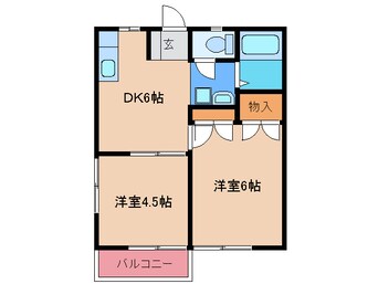 間取図 ニーヴェ古賀
