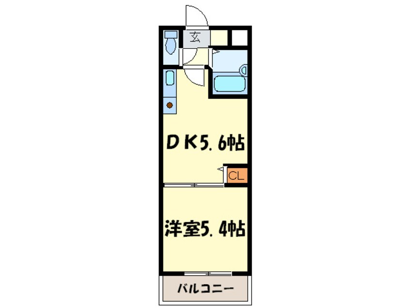 間取図 グランフォ－ト平和