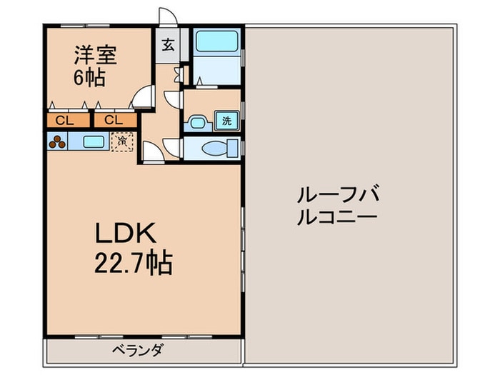 間取り図 本多ハイツ長門石