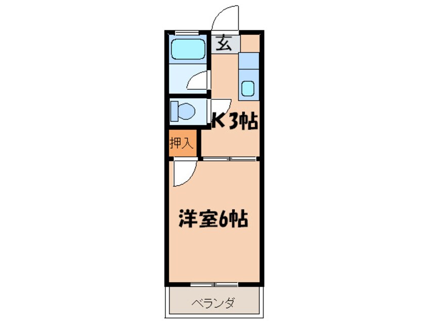 間取図 高良山ハイツ