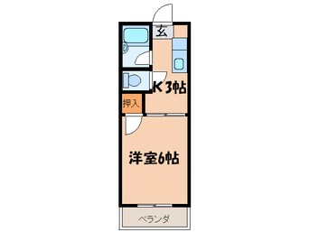 間取図 高良山ハイツ