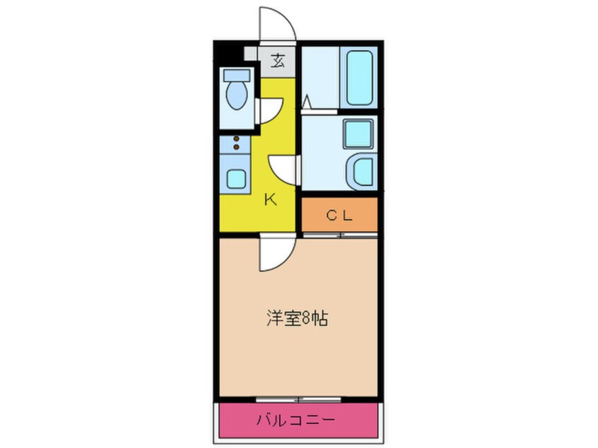 間取図 カーサ・ボニータ和白東A