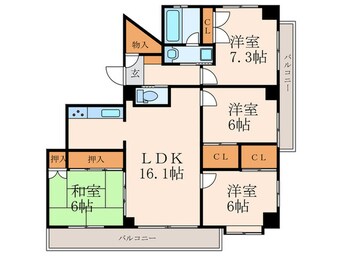 間取図 ロワ－ルイン守恒
