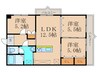 フォーラム岡田 3LDKの間取り