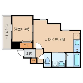 間取図 Cherim戸畑駅前