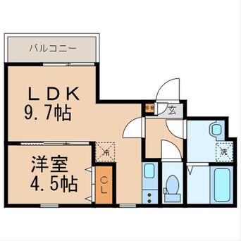 間取図 グラシアス三萩野