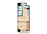 レジナスイート田町 1LDKの間取り