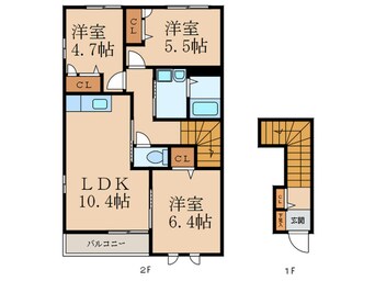 間取図 シトラスコート門司港Ａ棟