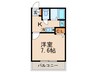 フロ－ラ博多 1Kの間取り