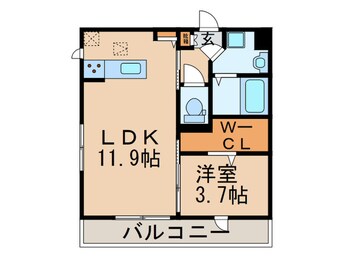 間取図 アンクール志免中央