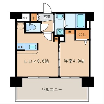 間取図 三島マンション博多駅東